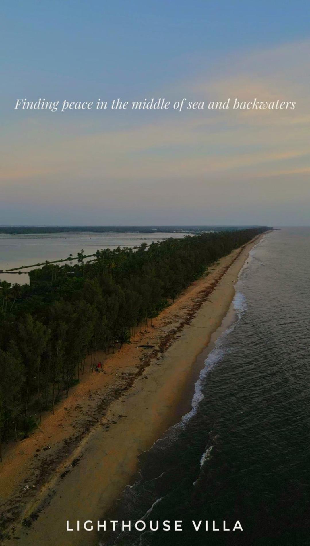 Lighthouse Villa Cherai Beach Bagian luar foto